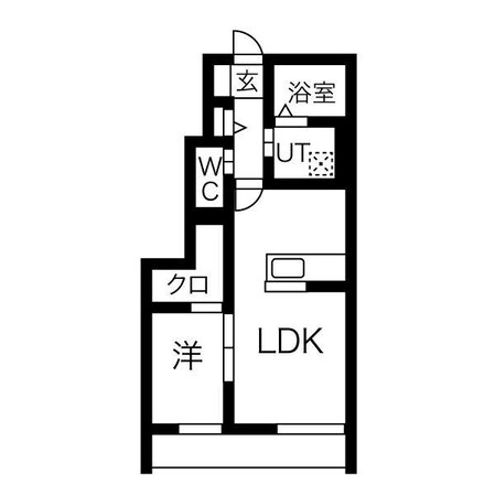 平松駅 徒歩12分 1階の物件間取画像